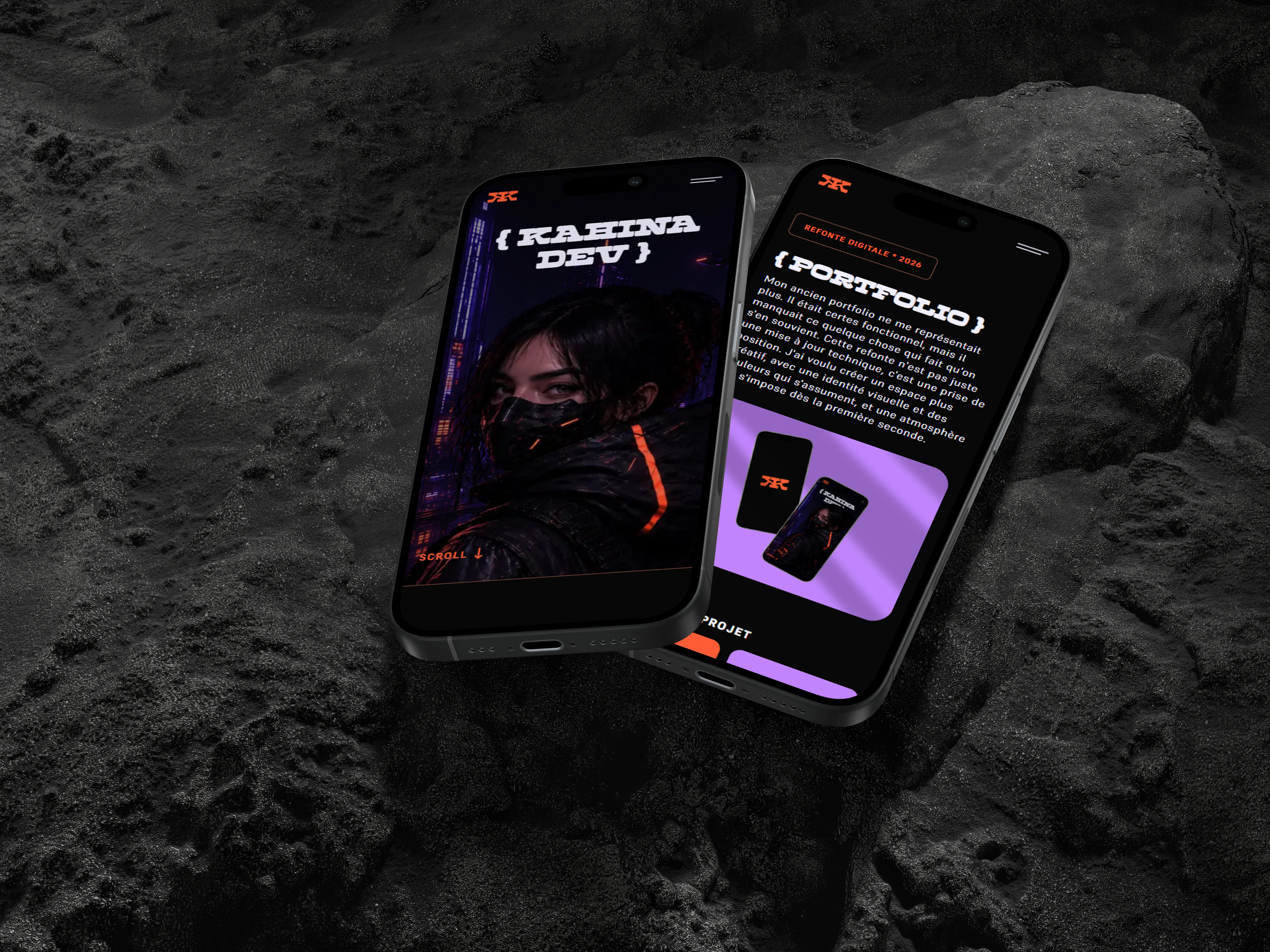 Mockup mobile KahinaDev