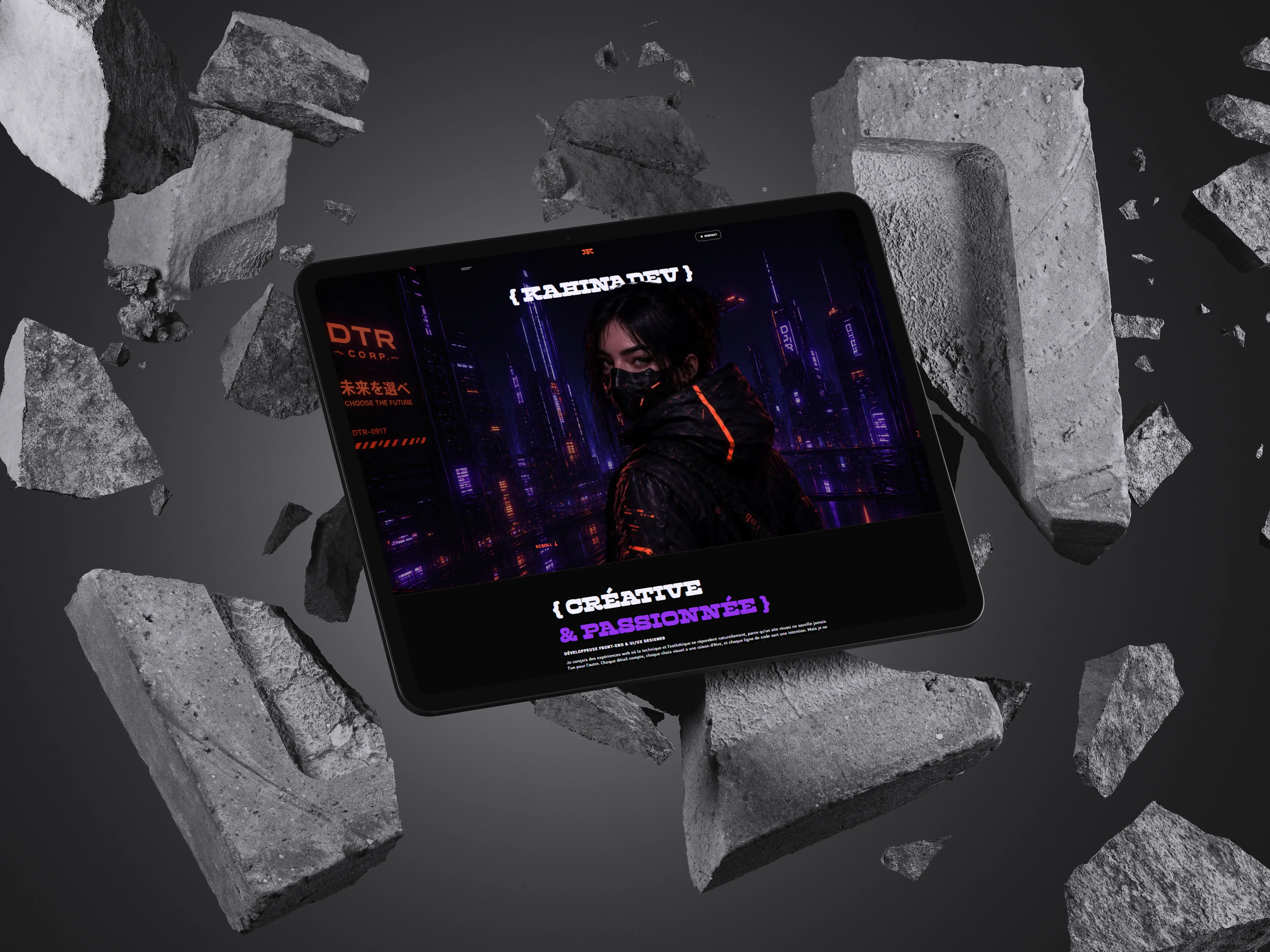 Mockup tablet KahinaDev